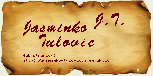 Jasminko Tulović vizit kartica